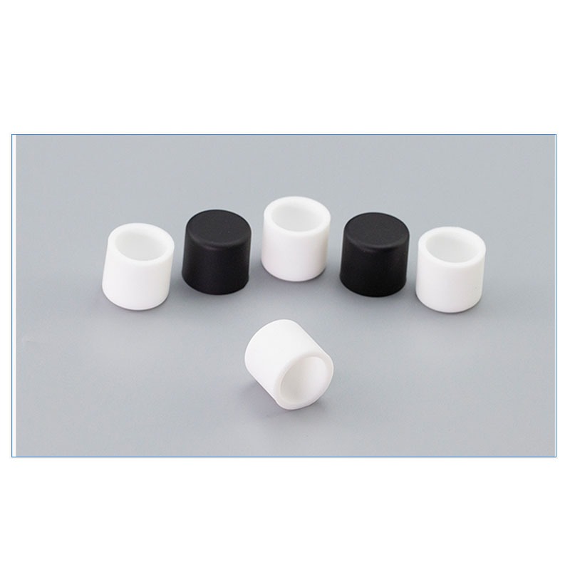Đầu Ống Thép Nắp Nắp Cao Su Tròn Mũ Chân Silicon Nữ Nắp Ống Tròn Chèn Nút Chặn Đen / Trắng 3mm-40.5mm