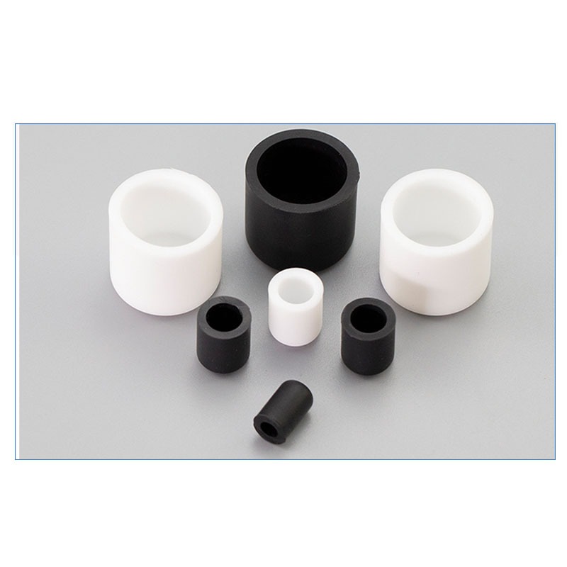 Đầu Ống Thép Nắp Nắp Cao Su Tròn Mũ Chân Silicon Nữ Nắp Ống Tròn Chèn Nút Chặn Đen / Trắng 3mm-40.5mm