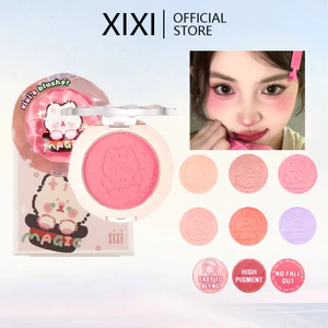 Xixi Búp Bê Dễ Thương Đơn Sắc Blush Matte Cheek Tím Cheek Xanh Tự Nhiên Khỏa Thân Trang Điểm Sinh Viên Dễ Dàng Trang Điểm Lâu Dài Mặt Trang Điểm NO.D574