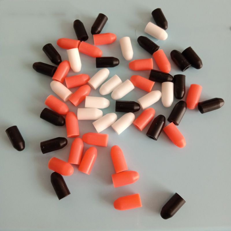 Thực Phẩm Cao Su Silicon Kim Bao Ống Tiêm Niêm Phong Ống Kiểm Tra Nắp Cuối Ống Ống Tiêm Ống Niêm Phong Cắm Ống Tiêm Nắp Bảo Quản Chống Thấm Nước