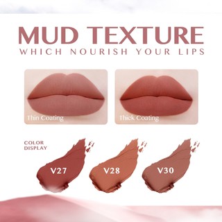 CATKIN Fairy Tale Liquid Lipstick Lip Glaze Nhung mờ trà nâu màu đỏ nhung 1.5g