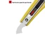Móc Dao PVC Acrylic Ban Hướng Dẫn Sử Dụng Phong Bì Cắt Giấy Mini Hộp Dao Dụng Cụ Cắt Với Lưỡi Dao Thay Thế
