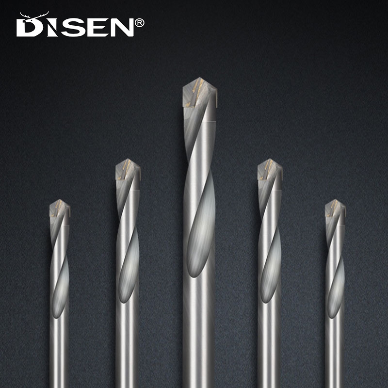1 Máy Khoan Hợp Kim Carbide Thép Vonfram Xoắn Mũi Khoan Gỗ Kim Loại Lỗ Cắt Cho Máy Tiện CNC Dụng Cụ Khoan 3 ~ 12mm