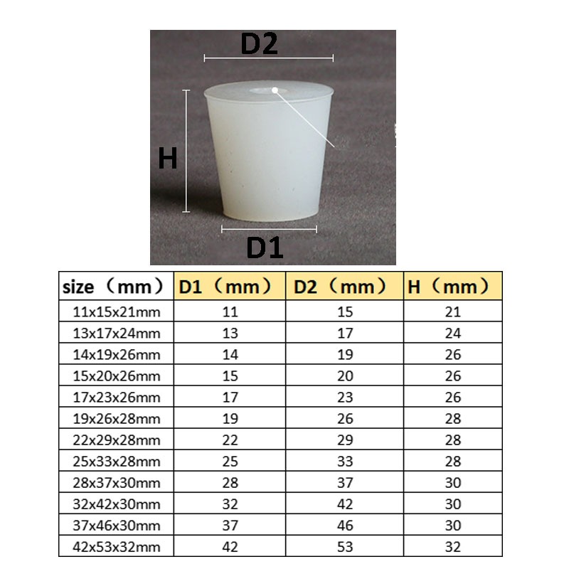 1 Chiếc Silicon Lên Men Bao Cắm Nút Chặn Lỗ Airlock Van Pha Rượu Cao Su Lên Men Nắp Tiếp Liệu