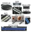 Máy Tính Laptop Cắm Silicon Chống Bụi Nắp Cho Loại C USB HDMI RJ45 Thẻ SD Cổng Tai Nghe VGA Chống Bụi Chặn