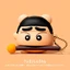 Crayon Shin chan Vỏ bảo vệ tai nghe cho AirPods 4/Pro/Pro 2/2Gen, silicon, 2024 mới
