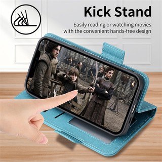 Bao Da Lật Ví Cho iPhone 12 Mini 11 Pro Max 6 6s 7 8 Plus X Xr Xs Max Se 2 3 2020 Khe Cắm Thẻ Đứng Có Dây Buộc Tay Vỏ Bảo Vệ Chống Sốc