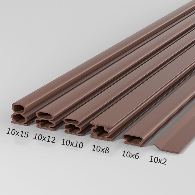 6m / Cuộn Dây Niêm Phong Cao Su Silicon Tự Dính Cửa Sổ Cách Âm Thời Tiết Tước Khoảng Cách Chặn I Loại