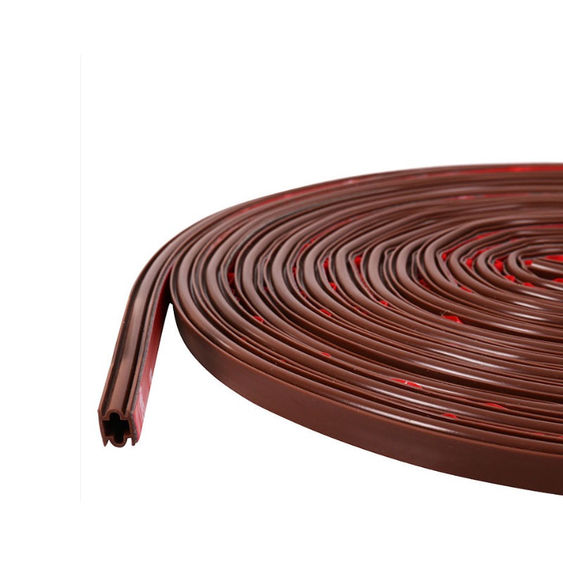 6m / Cuộn Dây Niêm Phong Cao Su Silicon Tự Dính Cửa Sổ Cách Âm Thời Tiết Tước Khoảng Cách Chặn I Loại