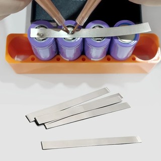 Chiều dài 100mm Dải mạ niken 18650 Pin Li-ion Tấm niken Đầu nối tấm thép Dây hàn điểm