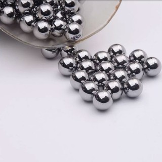 50 / 100 Chiếc Vòng Bi Thép Carbon Chắc Chắn Vòng Bi Phụ Kiện Đường Kính 6mm 6.5mm 7mm 7.5mm 8mm 8.5 / 9 / 9.5 / 10mm Màu Bạc