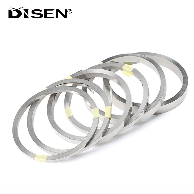 1 Cuộn 10M 18650 Pin Li-ion Tấm Niken Mạ Dây Thép Mạ Niken Đầu Nối Pin Hàn Điểm 0,1 / 0,12 / 0,15 / 0,2mm
