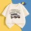 W.G.Q Áo thun bé trai / bé gái , vải Cotton nguyên chất mềm mại thoải mái