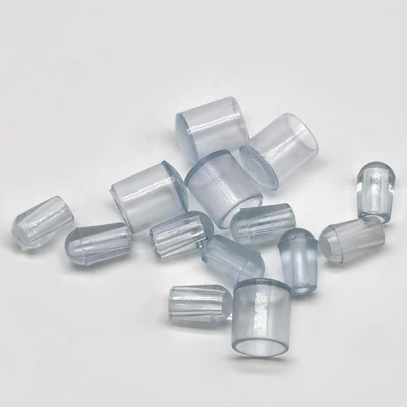 Đen / Trắng Cao Su Đầu Tròn Nắp Bao Quần Áo Móc Treo Vỏ Cao Su Mềm Dây Cáp PVC Chống Thấm Nước Cực Thép Ống Đầu Ống Nắp Nắp Bảo Vệ Chủ Đề Dia 2.5mm-12mm