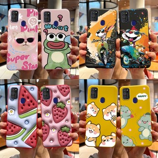 Dành Cho Samsung Galaxy M21 M31 M30S Ốp Lưng Điện Thoại Mới Nhất Họa Tiết Hoạt Hình Mờ Silicon Mềm Thạch Cho SamsungM21 M 31 Vỏ