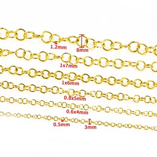 Nhẫn nhảy mở bằng thép không gỉ vàng 18K DIY Đồ trang sức Làm phụ kiện