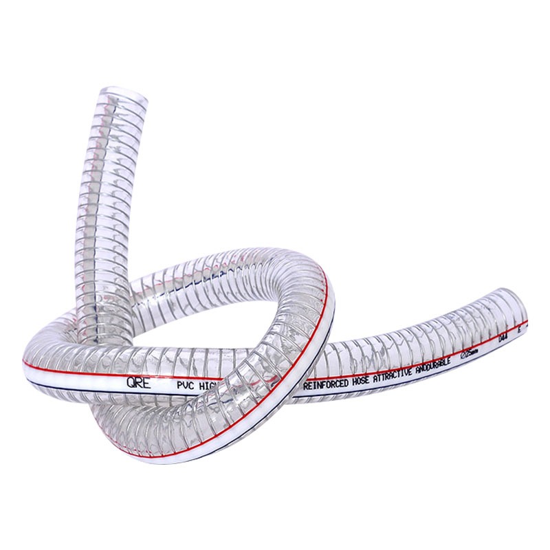 Ống dây thép 1 mét Ống nhựa PVC trong suốt ID10 ~ 25mm Máy bơm nước gia cố chất lượng cao Ống dầu linh hoạt
