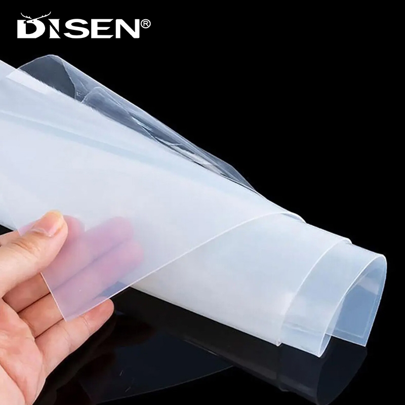 1 Tấm Silicon Trong Mờ Chịu Nhiệt Độ Cao Chống Nước Chống Trơn Trượt Hấp Thụ Sốc Miếng Đệm Silicon Độ Dày 0.5 1 2 3 4 5 mm