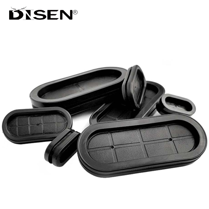 Cao Su Hình Bầu Dục Grommet Hai Mặt Đóng Mù Cắm Bungs Trống Lỗ Dây Cáp Gioăng Con Dấu Các Loại Bộ Bảo Vệ Bushes