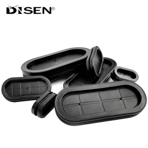 Cao Su Hình Bầu Dục Grommet Hai Mặt Đóng Mù Cắm Bungs Trống Lỗ Dây Cáp Gioăng Con Dấu Các Loại Bộ Bảo Vệ Bushes