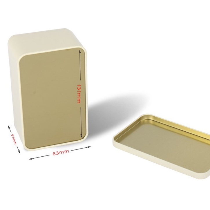 Gcdhome 1 Lọ Thiếc Kim Loại Sắt Đựng Trà Bánh Quy, Hộp Bảo Quản Nhỏ HOT