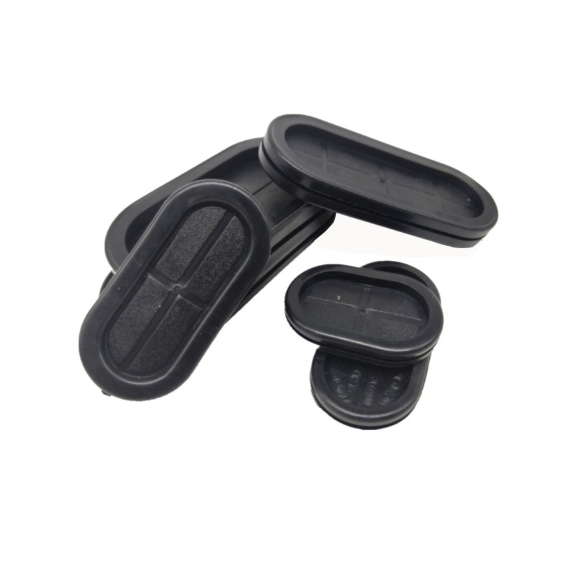 Cao Su Hình Bầu Dục Grommet Hai Mặt Đóng Mù Cắm Bungs Trống Lỗ Dây Cáp Gioăng Con Dấu Các Loại Bộ Bảo Vệ Bushes