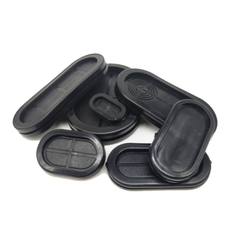 Cao Su Hình Bầu Dục Grommet Hai Mặt Đóng Mù Cắm Bungs Trống Lỗ Dây Cáp Gioăng Con Dấu Các Loại Bộ Bảo Vệ Bushes