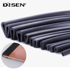 1m Hình Chữ U Cao Su Bảo Vệ Con Dấu Dải Cửa Ô Tô Cạnh Bảo Vệ Dải Đen Chữ U Edge Shield Kính Kim Loại Chống Va Chạm Bảo Vệ