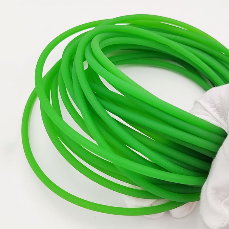 1meter Polyurethane Ổ Đai PU Dây Băng Tải Đường Kính Tròn 2mm-12mm Đỏ / Xanh Đai Truyền Động Kết Nối Có Thể Tan Chảy