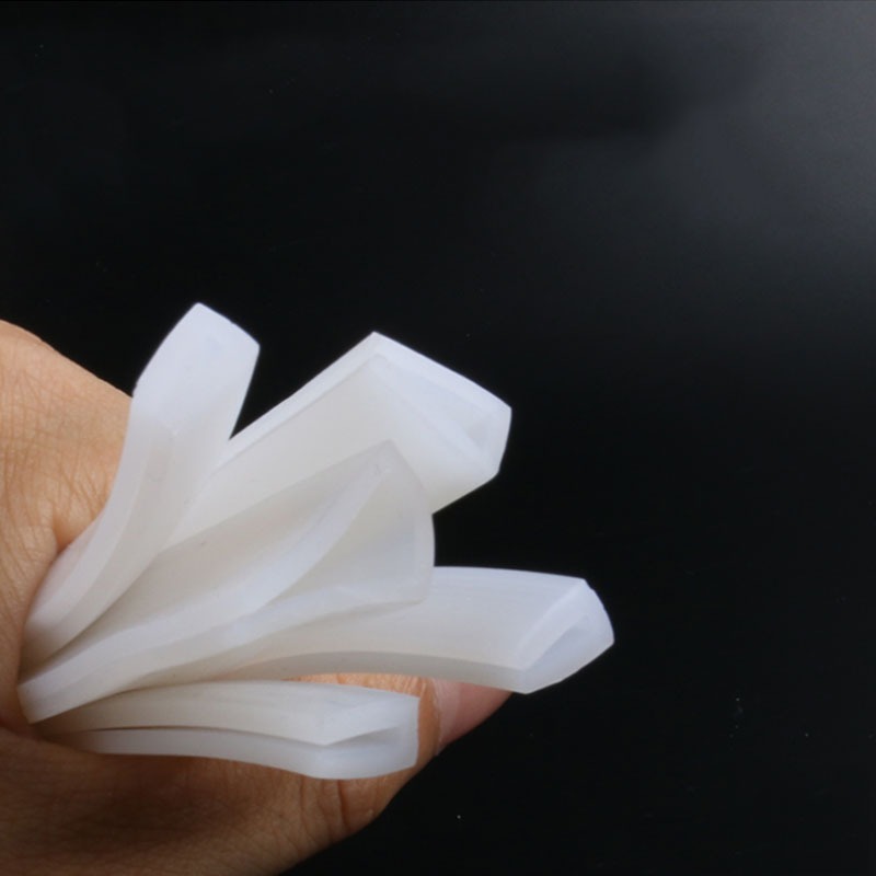 Dải cách âm, chống va chạm hình chữ U cao su silicon trong suốt chịu nhiệt cao