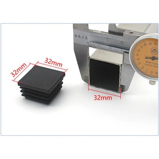 2 / 10 Chiếc Ống Nhựa Bên Trong Cắm Bụi Nắp Ống Thép Vuông Trống Nắp Cuối Bung Cho Thang Nội Thất Ghế Bàn Chân Bảo Vệ
