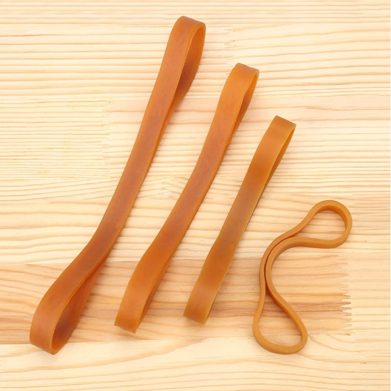 1pc Chất Lượng Cao Co Giãn Chắc Chắn Nhẫn Cao Su Màu Vàng Cao Su Dây Đàn Hồi Độ Dày 3mm Chu Vi Kế 320-600mm