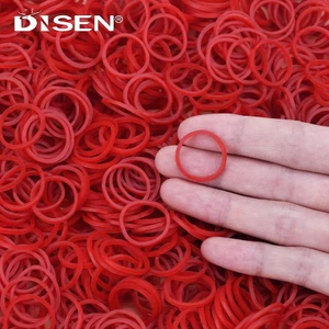 Đường kính 19mm-60mm Dây cao su đàn hồi cao màu đỏ Cung cấp Vòng chữ O co giãn