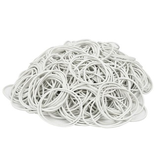 Chất Lượng Cao 100 Cái / gói Dây Cao Su Màu Trắng Dây Đàn Hồi Mạnh Văn Phòng Phẩm Trường Học Văn Phòng Cung Cấp Nhà Dây Cao Su Dia 20-50mm
