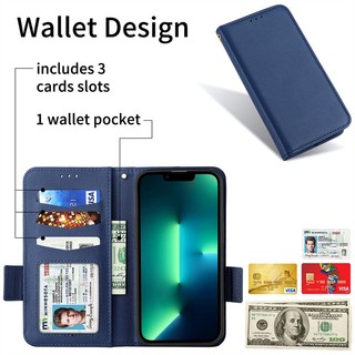 Bao Da Lật Ví Cho Redmi Note 12 12T 13 13R Pro + Plus Speed Turbo 12s 12R 4g 5g Khe Cắm Thẻ Đứng Có Dây Buộc Tay Vỏ Bảo Vệ Chống Sốc