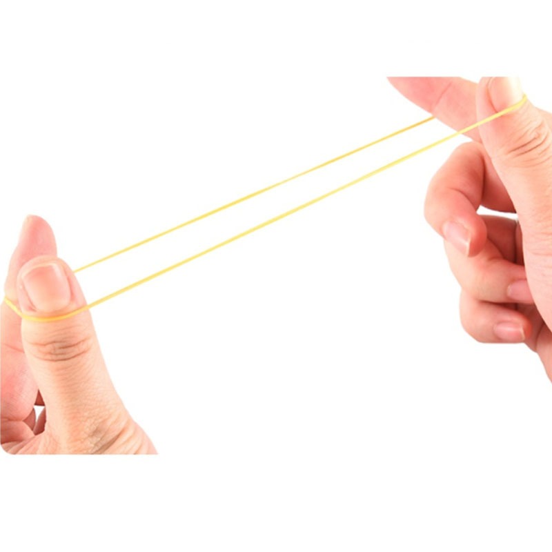 100 Chiếc Trong Suốt Màu Vàng Đàn Hồi Cao Su Dây Cao Su Trường Văn Phòng Nhà Công Nghiệp Vòng Giấy Co Giãn Gói Giá Đỡ