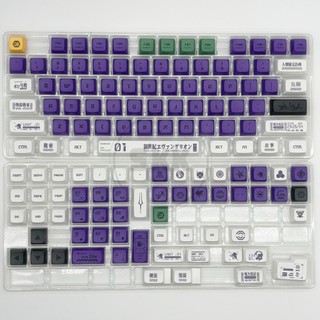 Eva Keycaps PBT Dye-sub XDA Profile Keycap Custom Keycaps Tương thích với công tắc Cherry Gateron MX