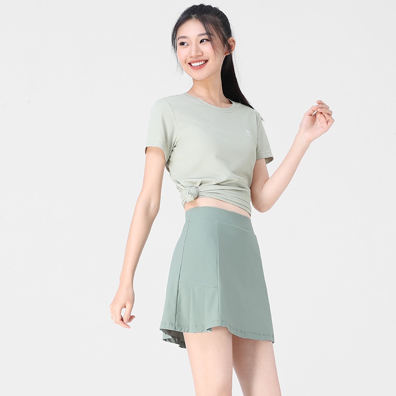 Ảnh CAMEL CROWN Váy Thể Thao Nữ Eo Cao Sấy Nhanh Thể Thao Thông Thường Yoga Chống Nắng Váy 4