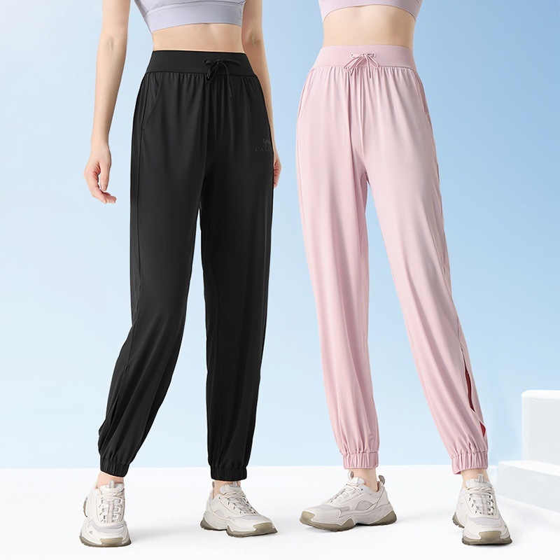 Ảnh Quần chống nắng CAMEL CROWN Quần tập Yoga nữ Thoáng khí cảm giác băng khô nhanh Quần thể thao 1