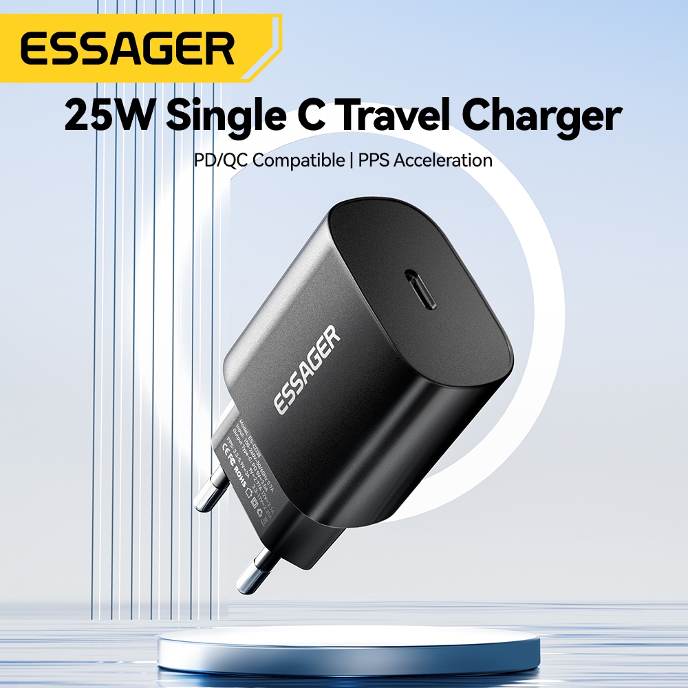 Ảnh Bộ sạc nhanh Essager 25W EU Type C cho điện thoại 1