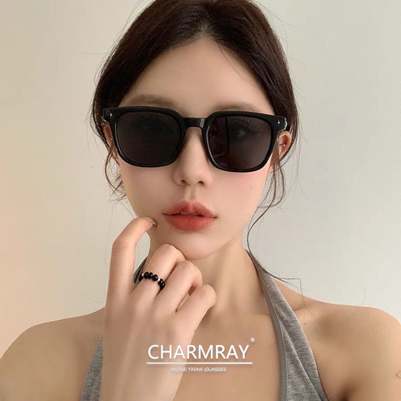 Charmray Kính râm gọng vuông thời trang UV400 dành cho nữ và nam giới | BigBuy360 - bigbuy360.vn
