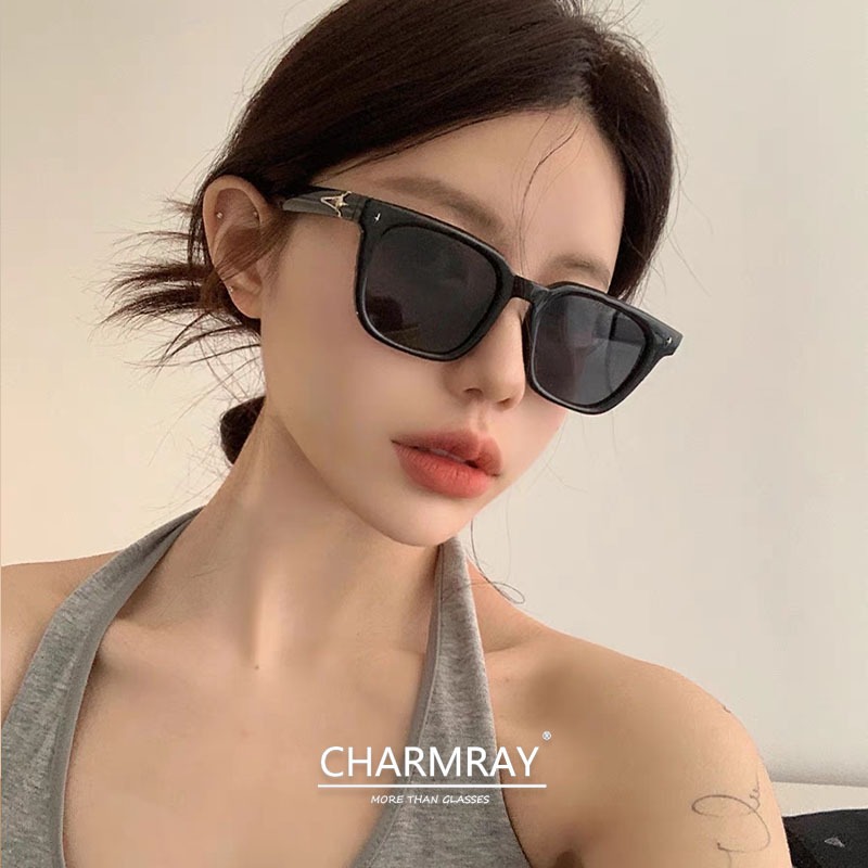 Charmray Kính râm gọng vuông thời trang UV400 dành cho nữ và nam giới | BigBuy360 - bigbuy360.vn