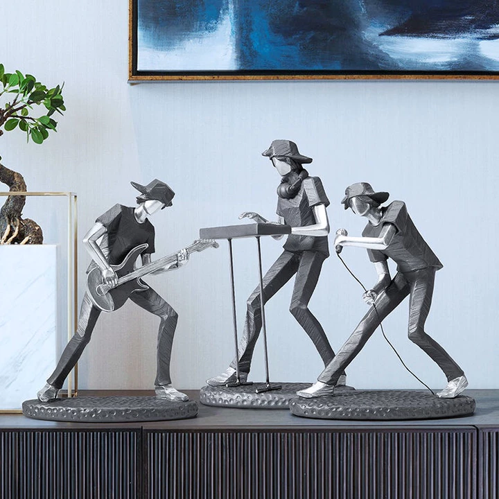 Tượng Trang Trí Phòng Khách Decor Bàn Làm Việc Văn Phòng Đồ Trang Trí Phòng Ngủ Sáng Tạo Bắc Âu Điêu Khắc Đồ Trang Trí Nhà Cửa