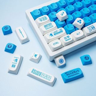 Eva Keycaps PBT Dye-sub MA Profile Keycap Custom Keycaps Tương thích với công tắc Cherry Gateron MX