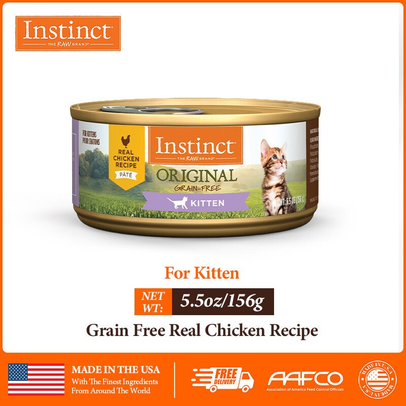 Instinct Original Kitten Chicken Wet Cat Food 1 / 3 / 6 Cái | Shopee ...