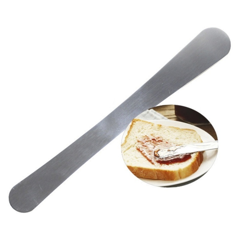 Thép không gỉ Bơ Bánh Kem Lưỡi Thìa Icing Spreader Bánh Ngọt
