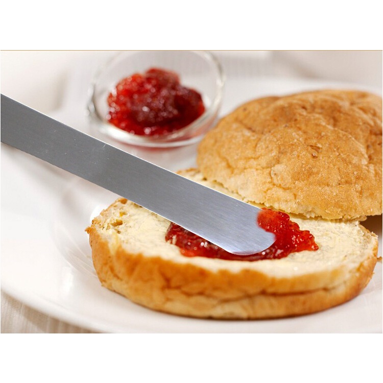 Thép không gỉ Bơ Bánh Kem Lưỡi Thìa Icing Spreader Bánh Ngọt