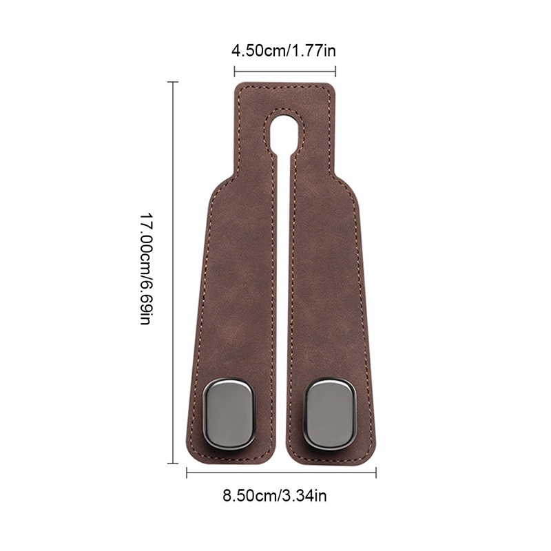 Móc treo ô tô SEAMETAL Ghế Ô Tô Tựa Đầu Móc Đa Năng Móc Treo Lưu Trữ Tổ Chức Đa Năng Cho Túi Xách Ví Áo Khoác Xe Ô Tô Màu Đen