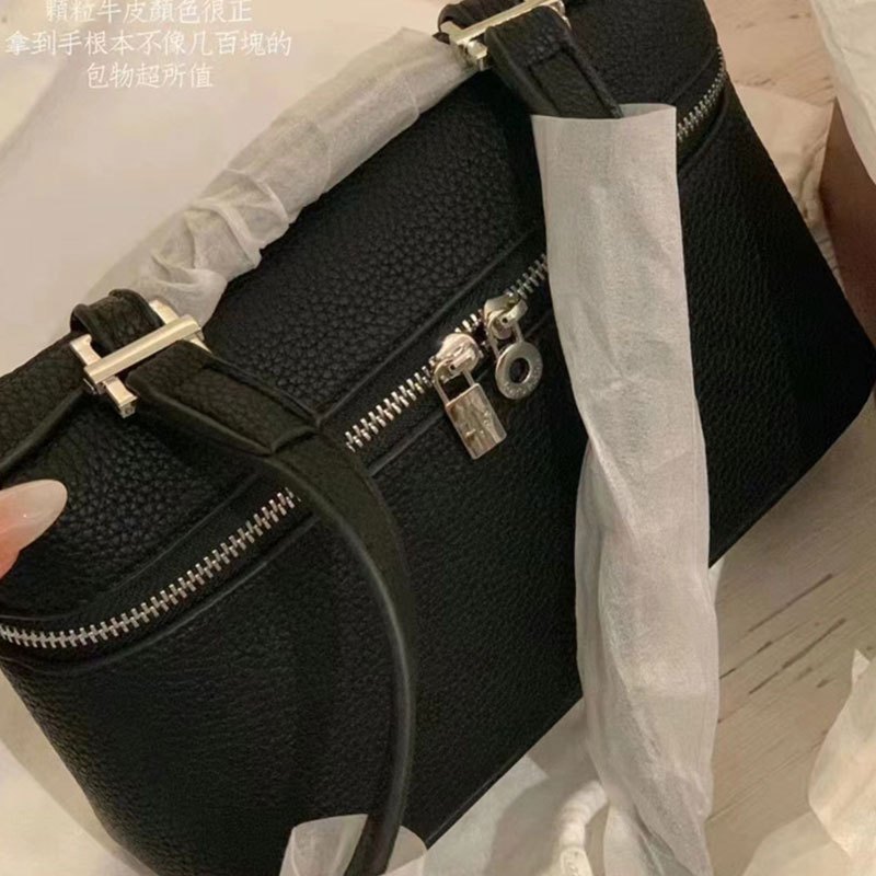 Túi đựng hộp cầm tay nữ LP Túi trang điểm đeo chéo đeo vai đơn giản và thời trang