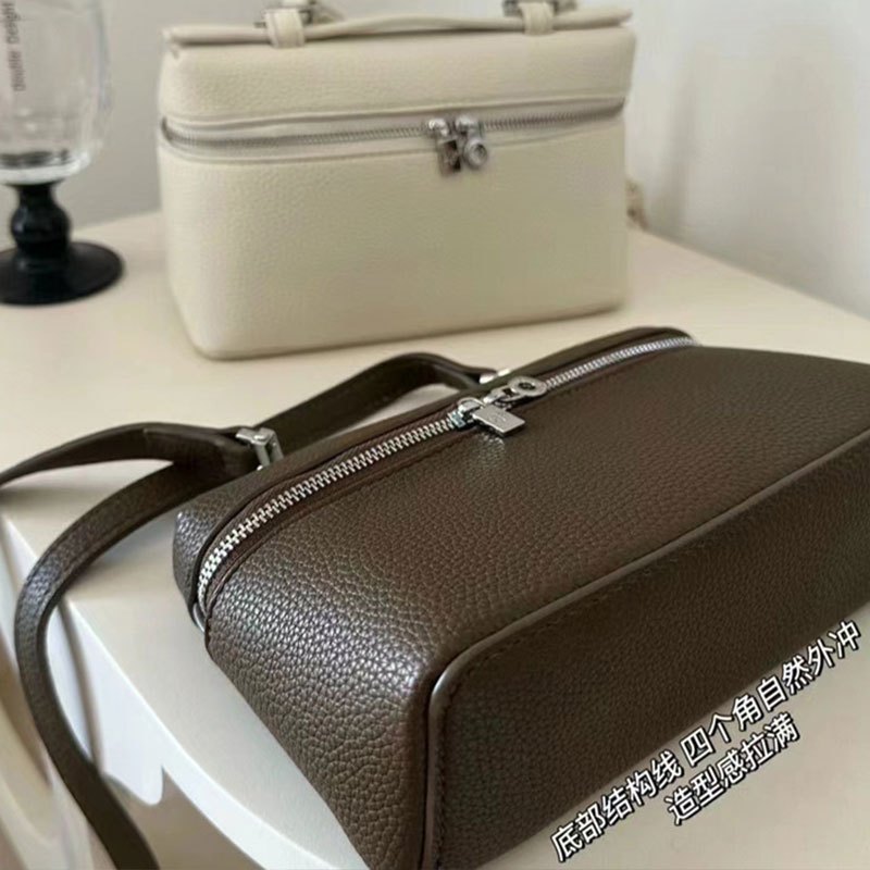 Túi đựng hộp cầm tay nữ LP Túi trang điểm đeo chéo đeo vai đơn giản và thời trang